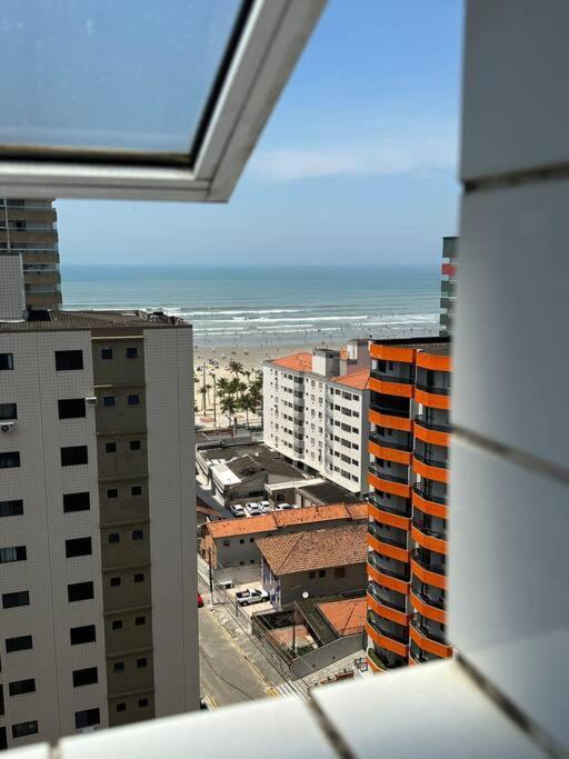 Apto Em Praia Grande, Aviacao, 150 M Da Praia! Esterno foto